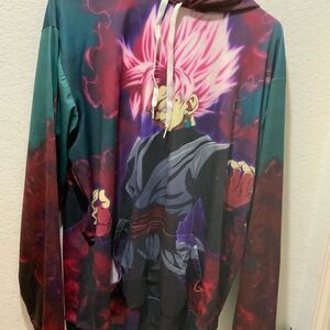 Dragon Ball Z Hoodie Sweatshirt Unisex Pullover Casual Size 2XLarge